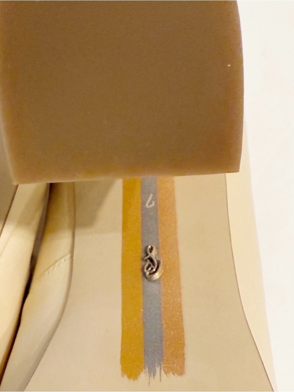 Sam Edelman Jed Heels, Color Eggshell Size 7 NWB - Picture 10 of 12